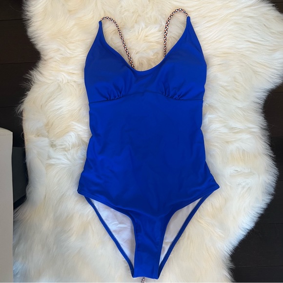 BNWT Shein Swimsuit / Dark Blue / Size Medium / One Piece - Picture 6 of 7
